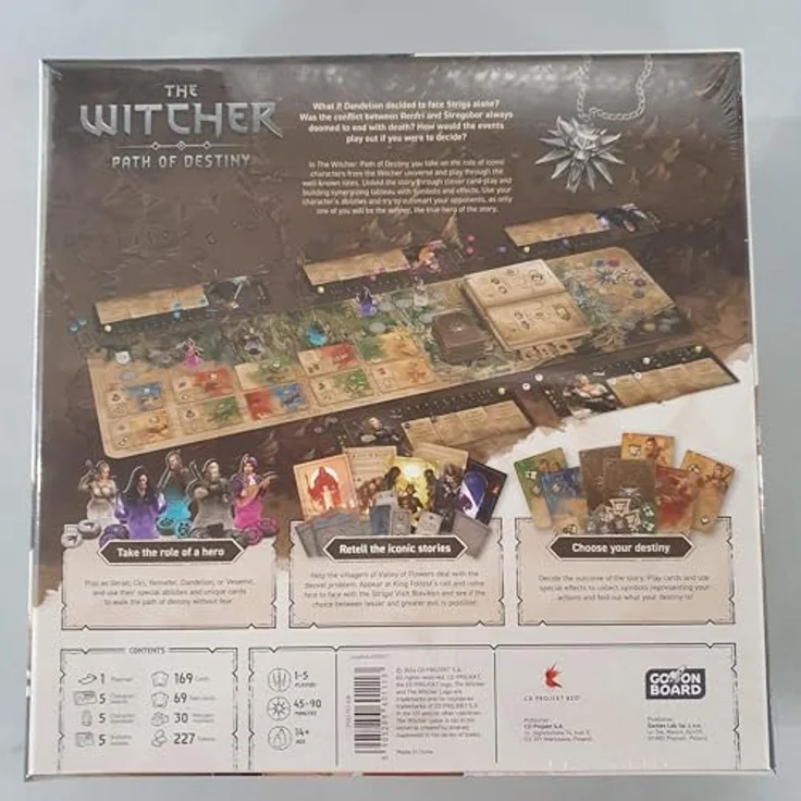 Go On Board The Witcher Path of Destiny, 1-5 Spieler Tableau-Building Kartenspiel mit strategischem Deck-Building, für Altersgruppe 14+ – Bild 4
