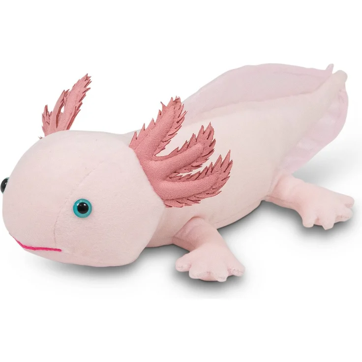 TOBAR Kuscheltier Axolotl Animigos Kuscheltier, Flauschiges und realistisches Geschenk für Kinder und Biologie-Fans – Bild 1