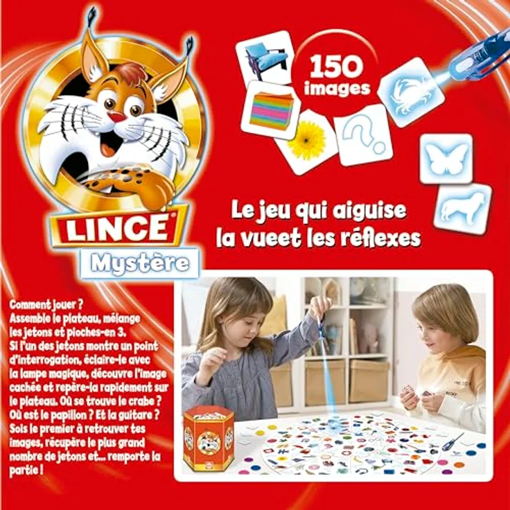 Educa BORRAS SA Lynx Geheimnis, Brettspiel mit 150 Bildern, hohe Spielqualität, ideales Geschenk für Fantasie und Kreativität – Bild 3