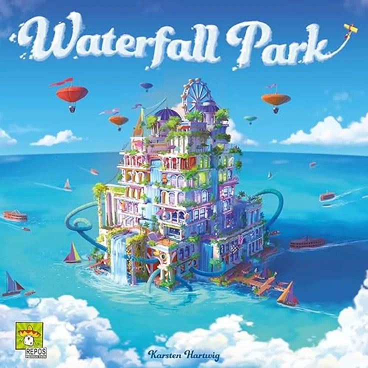 Repos Production Waterfall Park (d), Familienspiel mit Verhandlungs-Elementen und bunten Attraktionen – Bild 2
