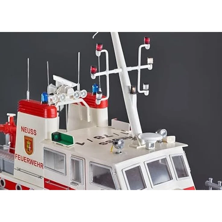 Krick RC-Boot Romarin RC Feuerlöschboot FLB-1 Baukasten 1:25, Ferngesteuertes Boot mit Radar und Beleuchtung – Bild 6