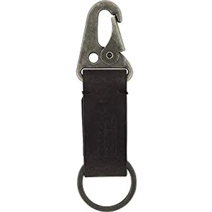 camel active Olbia Herren Schlüsselanhänger Leder Klein Schwarz – Bild 2