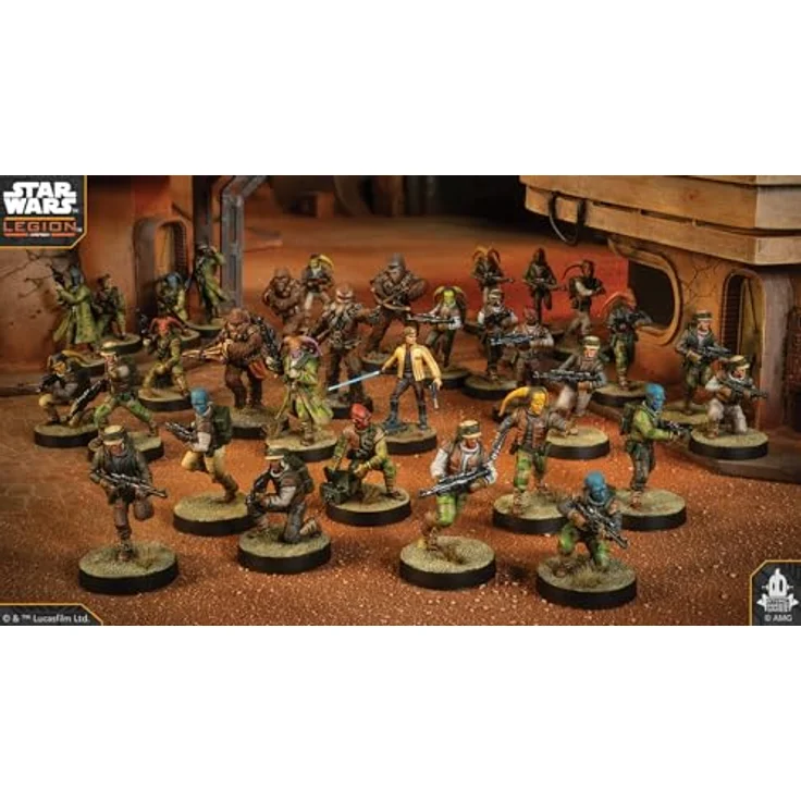 Atomic Mass Games Star Wars: Legion Rebel Alliance Starter Set, 36 hochdetaillierte Miniaturen für schnelles und flexibles Gameplay – Bild 3