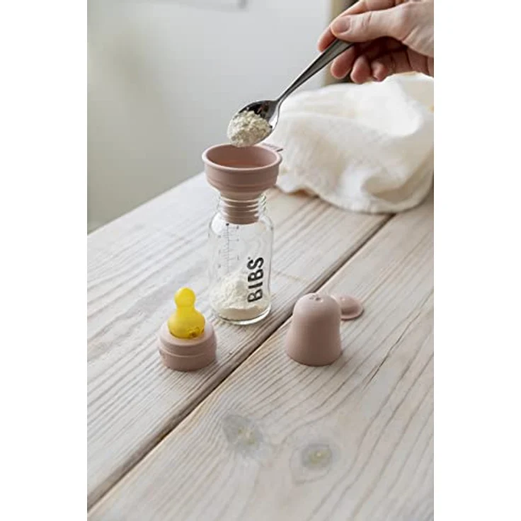 Bibs BIBS - Anti-colic Glass Bottle for Babies 225 ml IVORY – Bild 4