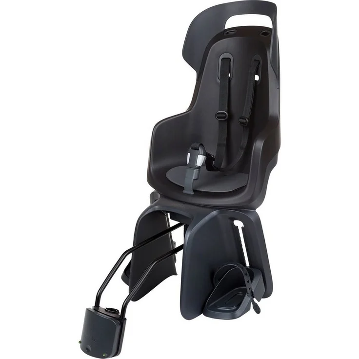 Bobike Fahrradkindersitz GO Maxi RS für Hinten mit Rahmenbefestigung 75101160 Schlaffunktion, E-Bike geeignet, 20° verstellbare Rückenlehne, verstärkte doppelwandige Schale, Sicherheitsreflektor, Niederländisches Design & Made in Europe, grün – Bild 1