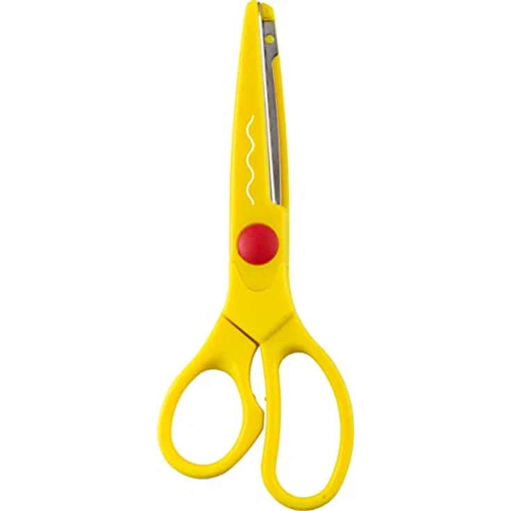 kwb Bastelscheren-Set für Kinder, 9-teilig, inkl. 8 bunten Scheren-Aufsätzen, 16,5 cm Länge – Bild 4