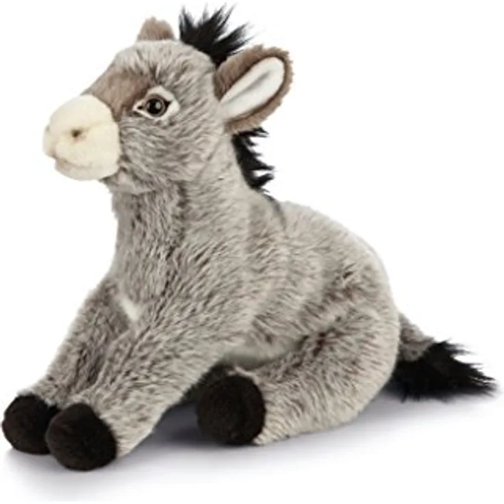 Living Nature Stofftier - Esel (22cm)