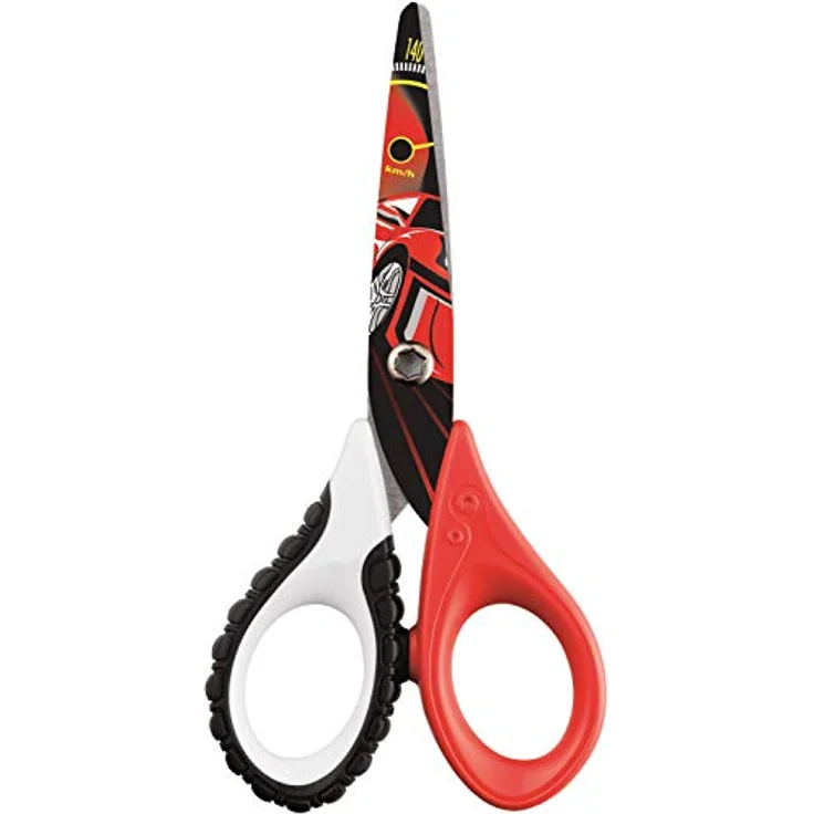 MAPED Papierscheren 470010, Craft Scissors Tatoo, 13 cm, Bedruckte Klingen, Abgerundete Spitze – Bild 8
