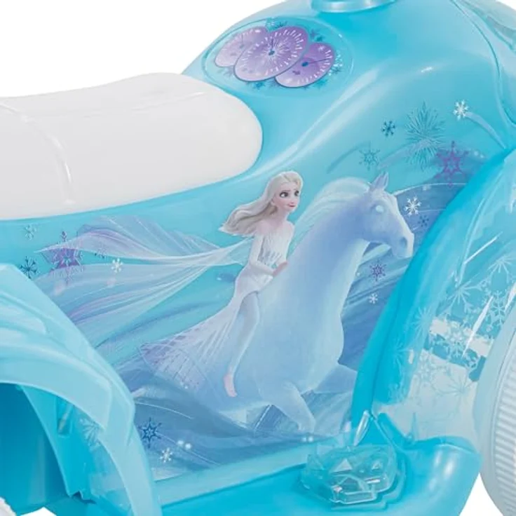 Huffy Disney Frozen Luftblasen Quad, 7.2V Elektrofahrzeug mit Seifenblasengenerator und Disney Motiv, Geschwindkeit bis 2,5 km/h – Bild 6