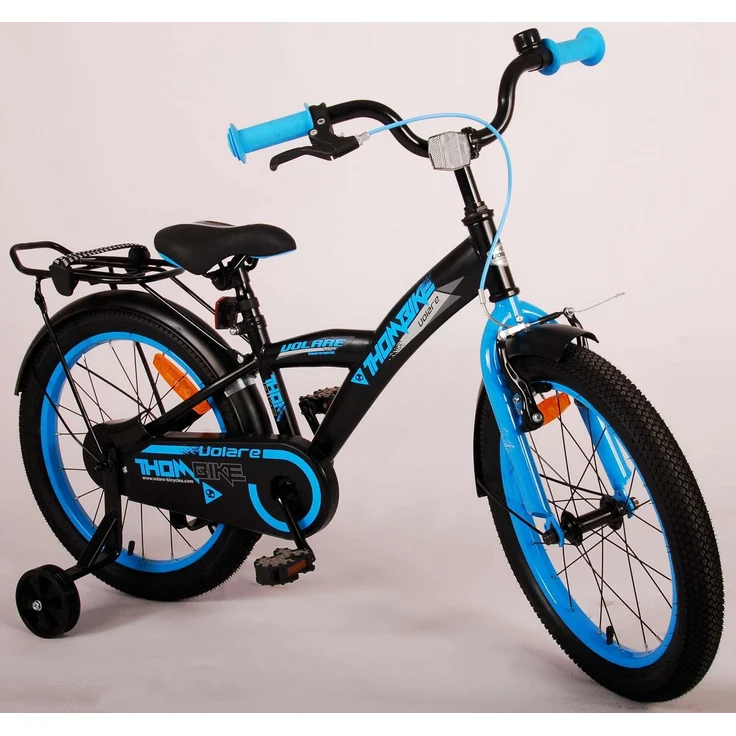 Volare Kinderfahrrad Thombike - Jungen - 16 oder 18 Zoll - Luftbereifung, Stahlfelgen - bis 60 kg - 85% zusammengebaut - 4-7 Jahre - verschiedene Farben