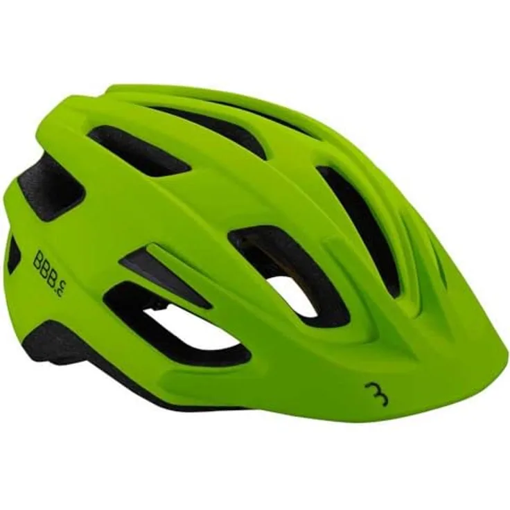 BBB Cycling Fahrradhelm Dune MIPS | Airflow Cooling System, Abnehmbares Visier | Matt Neongelb 2.0
