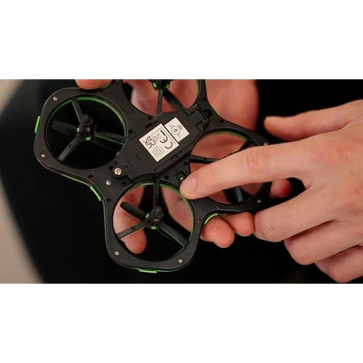 Tamiya Cyber Drone IR RTF, Flugfertiger Quadrokopter mit IR Fernsteuerung, grün – Bild 6