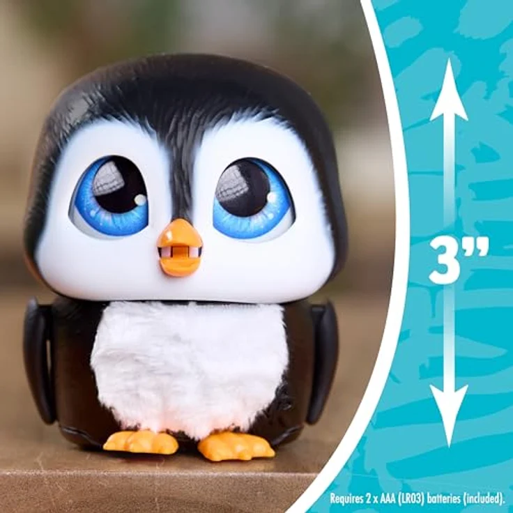 Just Play furReal Handfuls - Shivers der Pinguin, Sammelfigur mit über 50 Geräuschen und Bewegungen, 9 cm, für Kinder ab 4 Jahren – Bild 7