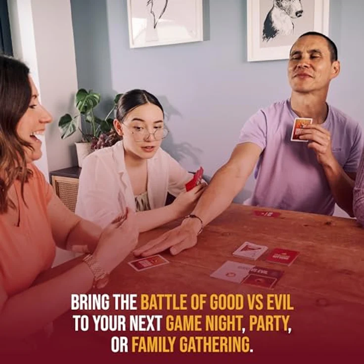 Exploding Kittens Good vs. Evil, Hochriskantes Kartenspiel für 2-5 Spieler, inspiriert von Netflix-Serie, für Familien ab 7 Jahren – Bild 5