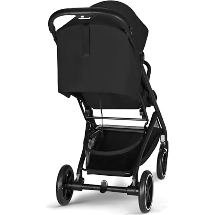 Cybex Beezy Buggy 2026, leichter Stadt-Buggy ab Geburt bis 4 J. (22 kg), kompakt faltbar, Magic Black – Bild 3