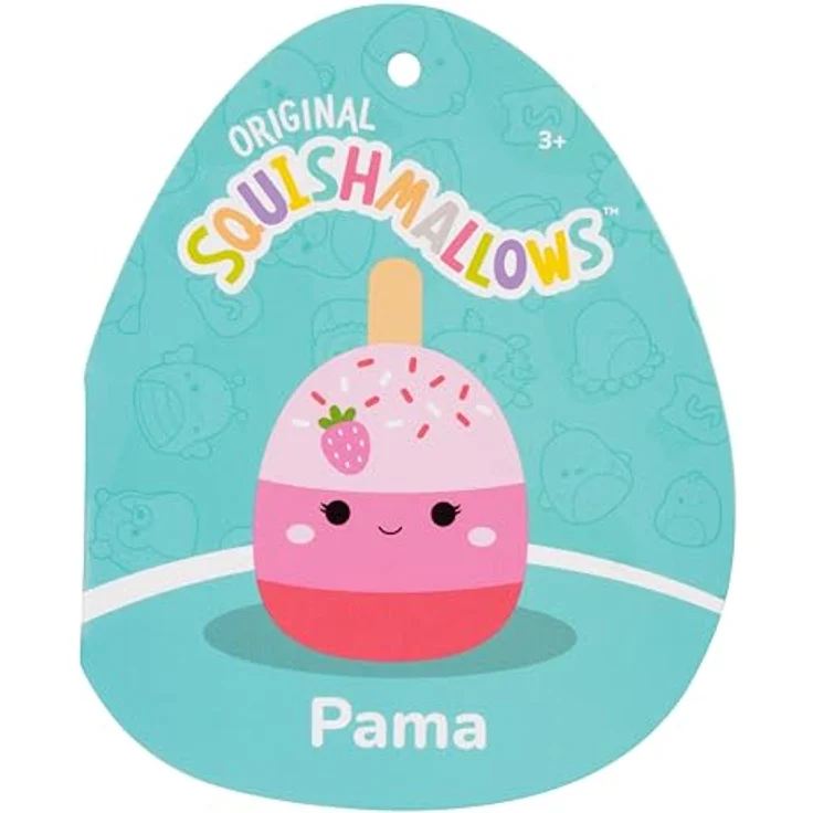 Squishmallows - Pama der Erdbeer-Cake Pop 30 cm – Superweiches Kuscheltier, Perfekt zum Kuscheln & Sammeln, Offizielles Plüschtier von Jazwares – Bild 5