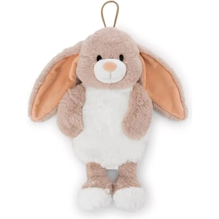 Nici Wärmflasche Hase Fjella, 300 ml, 35 cm, 2in1 Kuscheltier und Wärmflasche, beige und hellbraun
