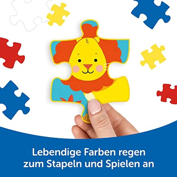 Trefl 42010 Bluey, Kinderpuzzle mit Malbuch und Ausmal-Elementen, Mehrfarbig – Bild 4