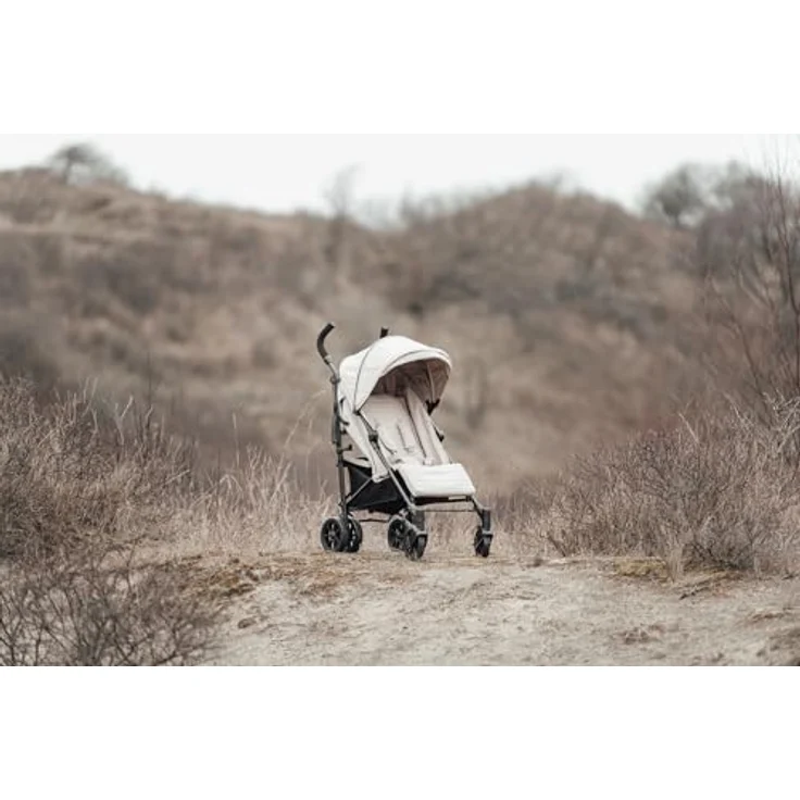 Little Dutch 7018.BEIGE Kinderwagen Buggy, inklusive 5-Punkt-Gurt, beige – Bild 5