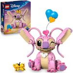 LEGO | Disney Angel - Lilo & Stitch Bauspielzeug mit 3 beweglichen Herzen und baubarem Schmetterling - Geschenk für Kinder ab 9 Jahren und Fans der TV-Serie - 43257