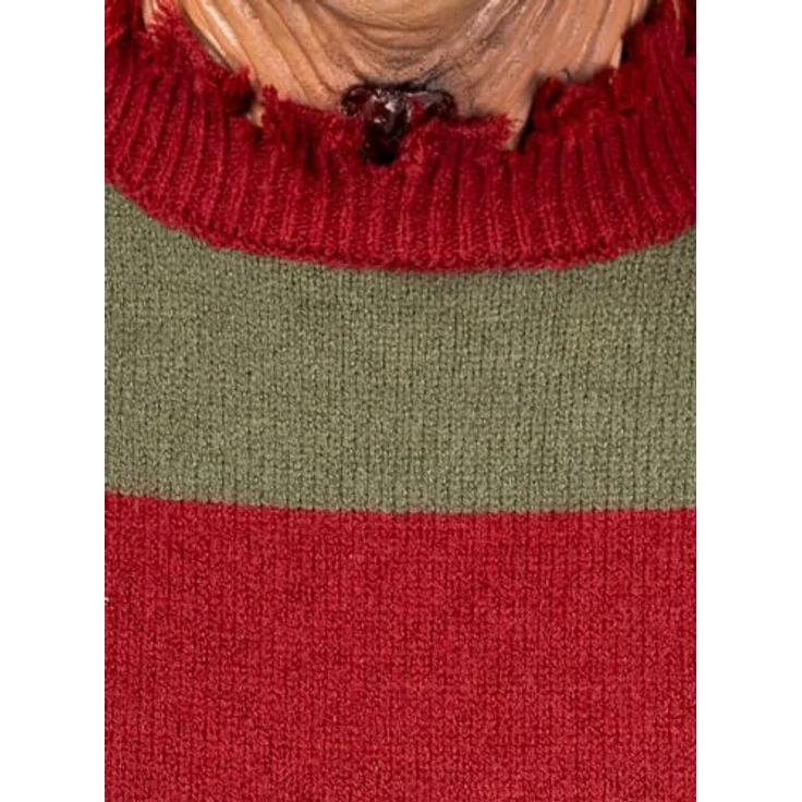 Maskworld Freddy - Nightmare Pullover Signature Edition, XXL aus hochwertigem Mischgewebe mit flauschigem Material und eingeschnittenen Bündchen für authentischen Horror-Look – Bild 6