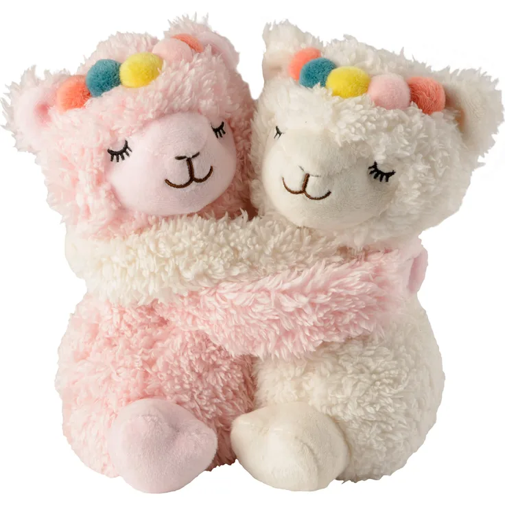 Warmies® Kuschel-Freunde Lama, kuscheliges Stofftier, ideal zum Wärmen und Kuscheln