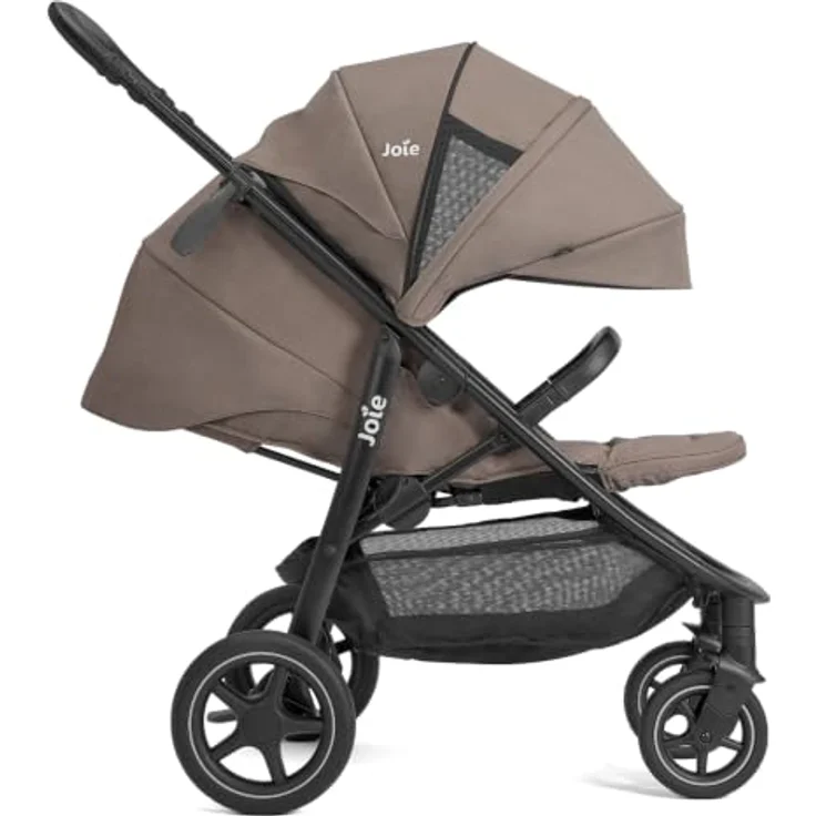 Joie Mytrax Pro Sport-Kinderwagen - Mushroom, bis 22 kg, Liegefunktion, höhenverstellbar mit Regenschutz – Bild 6
