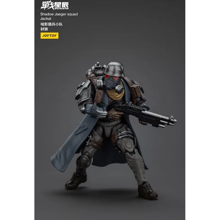 Joy Toy Battle For the Stars Actionfigur Shadow Jaeger Squad Jackal, 16 cm, hochdetailliert und voll beweglich mit austauschbaren Händen und Waffenaccessoires – Bild 15