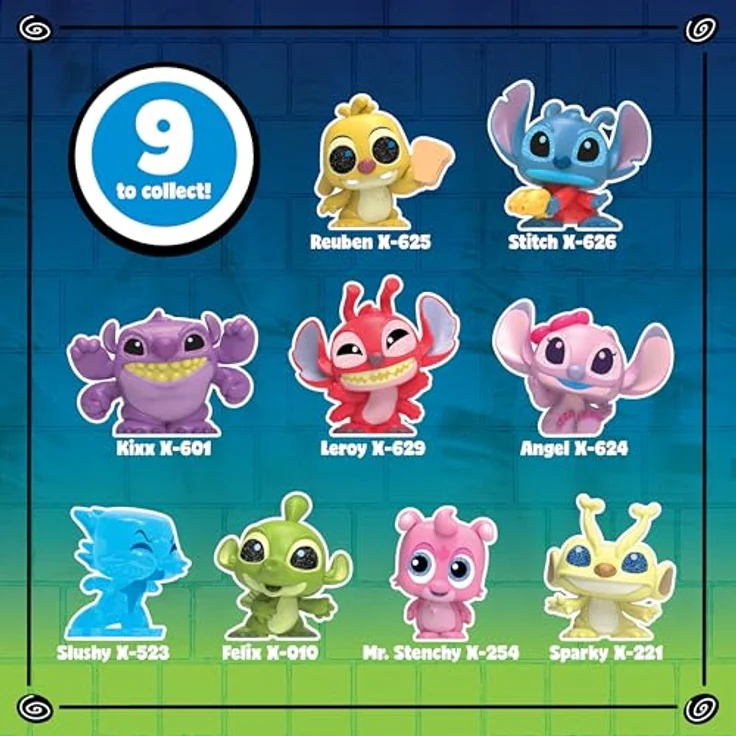 Just Play Disney Doorables Stitch Experiments Collection, 9 exklusive Sammelfiguren, Kinderspielzeug für Disney Fans ab 5 Jahren – Bild 2