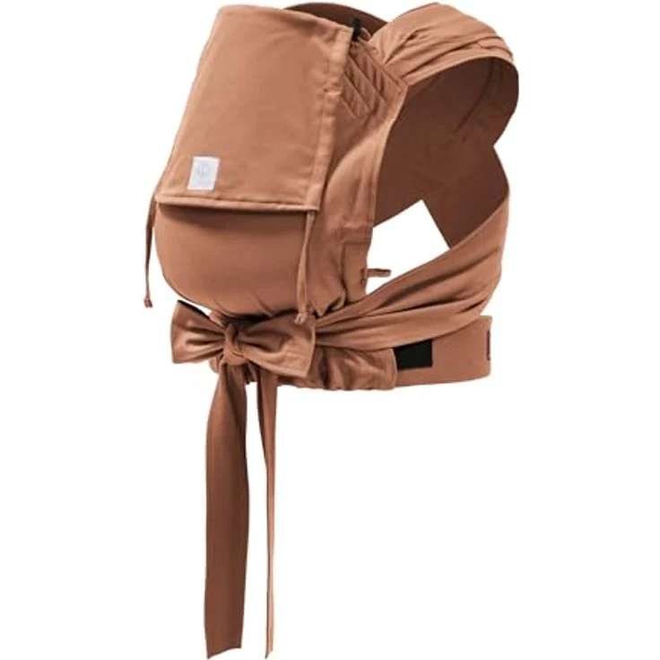 Stokke Limas™ Babytrage, Half Buckle Babytrage aus Bio-Baumwolle mit verstellbarem Steg und Schulterpolstern, Valerian Beige – Bild 1