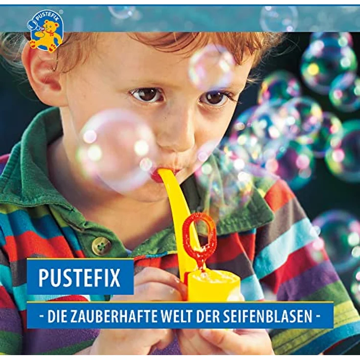 Pustefix Puste-Pipe I 70 ml Seifenblasenwasser I Seifenblasen Spielzeug für Kindergeburtstag, Polterabend, Sommerparty & Hochzeit I Pfeife für Kinder & Erwachsene – Bild 3