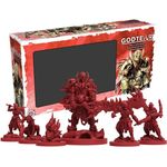 Steamforged GodTear Skullbreaker, The Dragon Slayer, Champions Set - Godtear Champion mit Drachenkieferklinge, inkl. 6 Miniaturen, rot