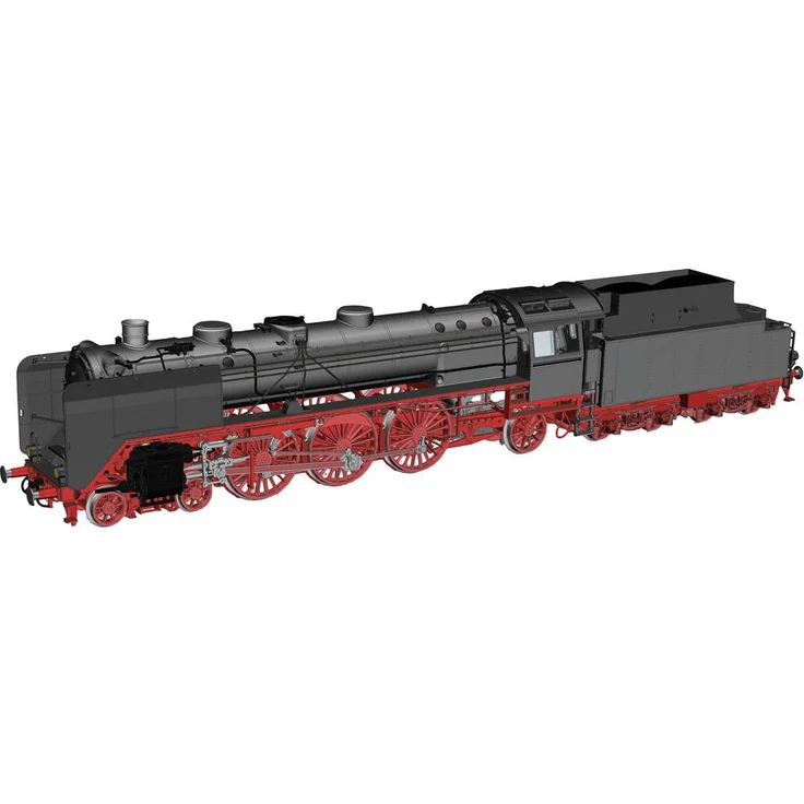 Piko H0 50686 H0 Dampflok BR 03 der DR, elegante Pacific-Dampflokomotive mit filigranem Fahrwerk, digitaler Sound-Decoder, schaltbare Beleuchtung, rot flackernde Feuerbüchse, & integrierter Dampfgenerator