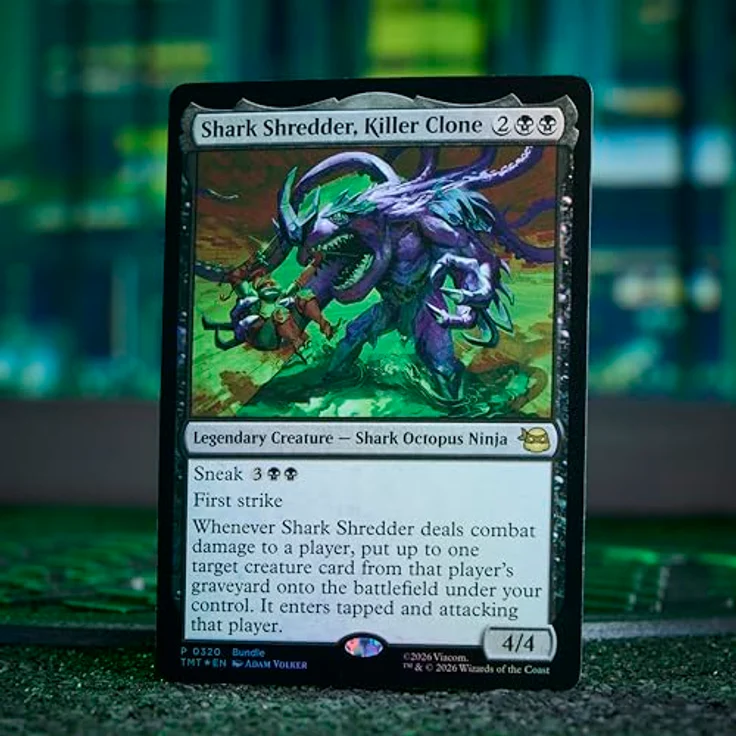 Magic: The Gathering Teenage Mutant Ninja Turtles Bundle, 9 Play-Booster und exklusive Foilkarte mit alternativer Illustration, englische Version – Bild 7