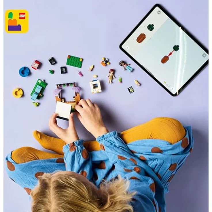 LEGO Friends 42642, Filmabend mit Freunden, 154-teiliges Set mit funktionierendem Projektor und Popcornmaschine für Kinder ab 6 Jahren – Bild 4
