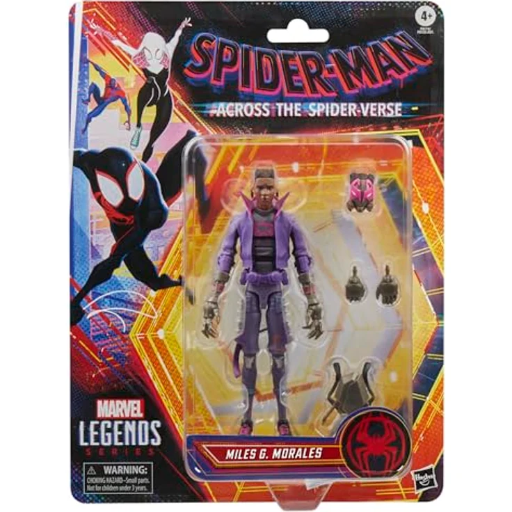 Hasbro Spider-Man: Across the Spider-Verse Marvel Legends Actionfigur Miles G. Morales, 15 cm, sammelwürdig mit beweglichen Gelenken – Bild 3
