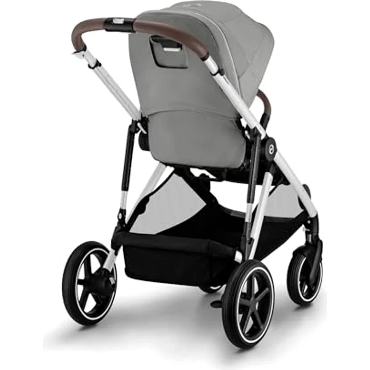 CYBEX Gold Kinderwagen GAZELLE S, All-in-1-System mit 20+ Konfigurationen, Stone Grey – Bild 2