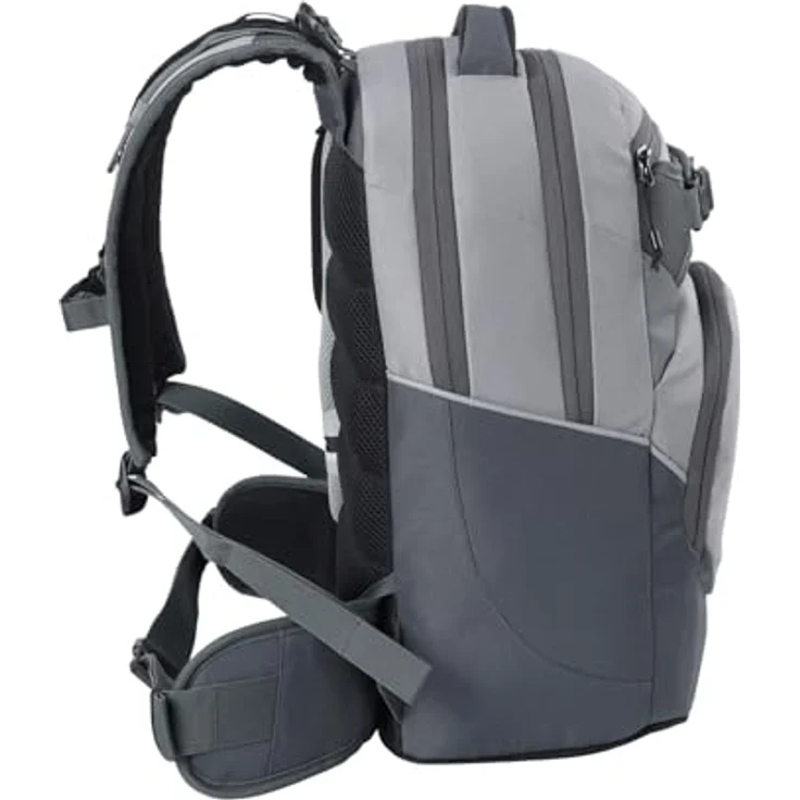 Nitro Superhero Schulrucksack, Rucksack mit abnehmbarem Hüftgurt, robustem Bodenplatte und Thermotasche, schwarz – Bild 3