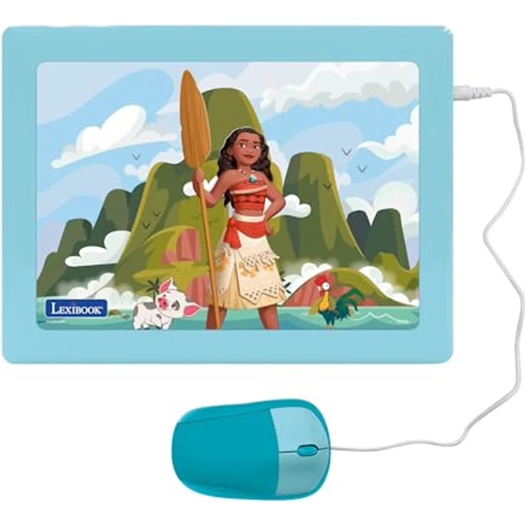 Lexibook Vaiana, Pädagogisches Spielzeug für Kinder ab 6 Jahren, interaktive Lernumgebung in Französisch und Englisch, LCD-Bildschirm – Bild 7