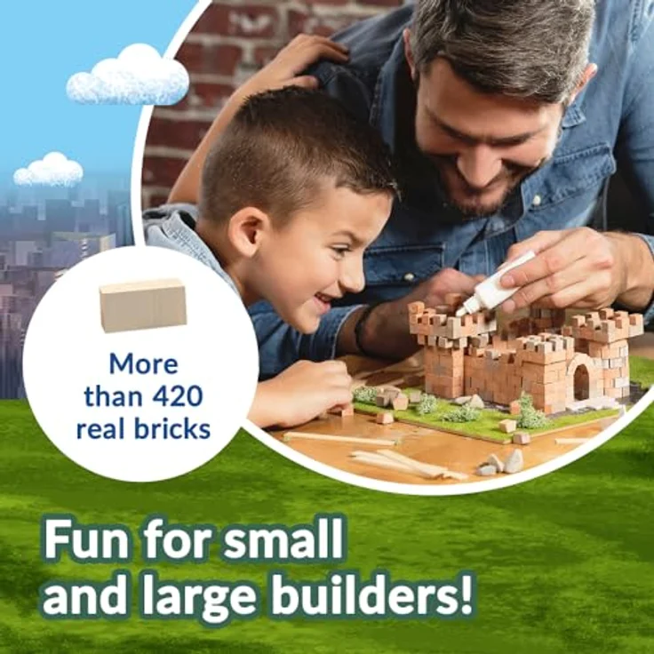 Trefl Brick Trick Travel: Empire State Building, Kreativ-Set mit 420 EKO Bausteinen, wiederverwendbar, für Kinder ab 7 Jahren – Bild 5