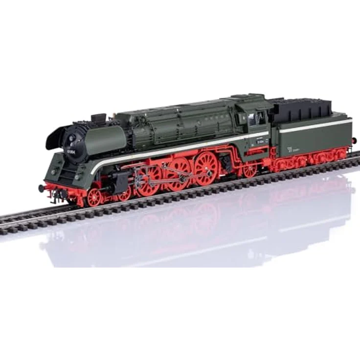 Märklin Dampflokomotive Baureihe 01.5, dunkelgrün mit weißen Zierstreifen, Spielewelt-Decoder mfx+ und umfangreichen Sound-Funktionen – Bild 2