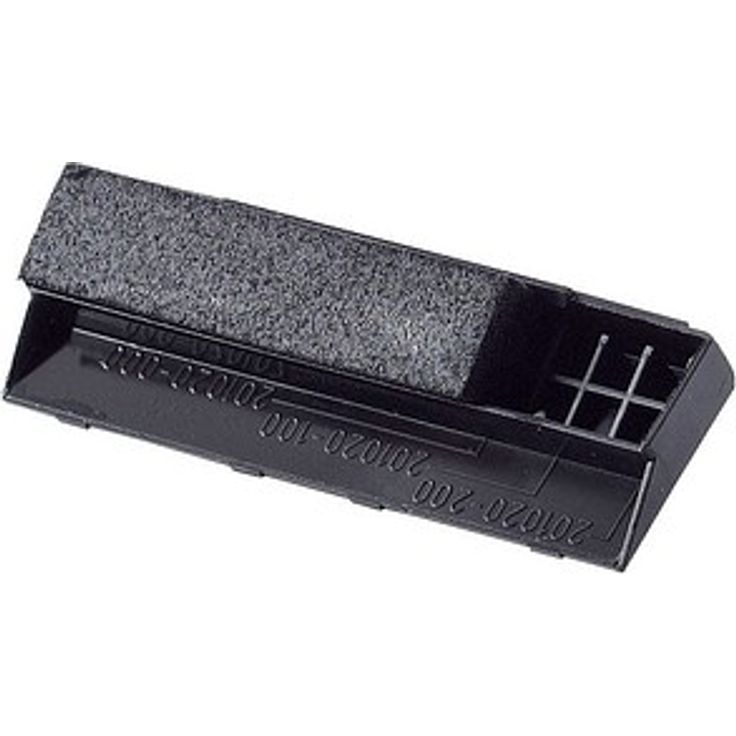 REINER Ersatzstempelkissen ND6K, schwarz, 6er Pack mit dokumentenechter Tinte, 4,8 x 0,45 cm