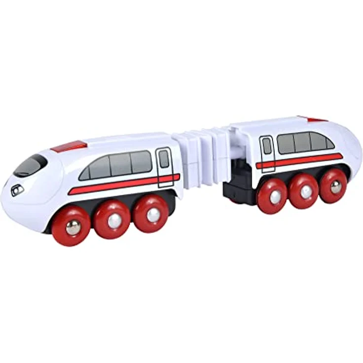 Eichhorn Ferngesteuerter Zug, Holzeisenbahn für Kinder ab 3 Jahren, mit abnehmbaren Kleinteilen – Bild 4