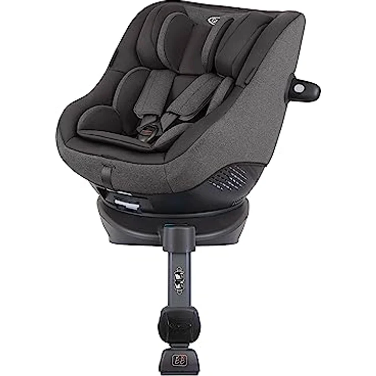 Graco Reboarder-Kindersitz Turn2Me i-Size mit Isofix-Basis & Sitzverkleinerer - Heather, ab Geburt bis 4 Jahre, 360° drehbar – Bild 6
