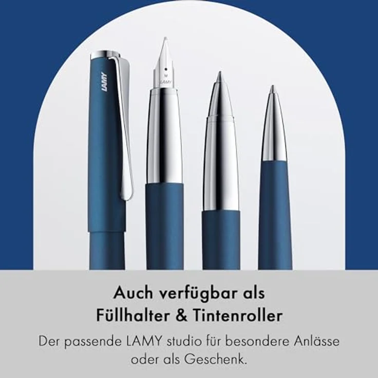 Lamy Kugelschreiber Studio 267, elegant in Imperialblue, mit Drehmechanik und nachfüllbarer LAMY Grossraummine M 16 – Bild 5
