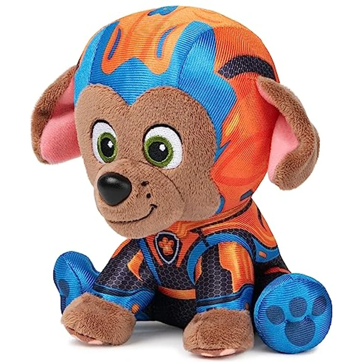 GUND PAW Patrol Der Mighty Kinofilm Zuma, 15 cm - original Plüschtier zum Kinofilm 2023, ideal zum Nachspielen der Kinoabenteuer und als Lieblingskuscheltier, Spielzeug für Kinder ab 1 Jahr – Bild 5