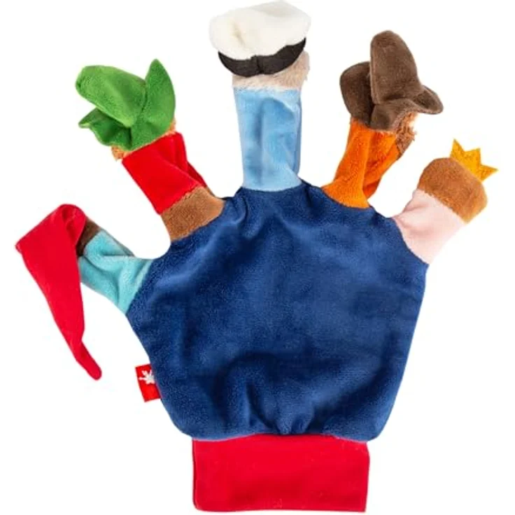 Sigikid Spielhandschuh Räuber, Handpuppen-Set für Babys und Kleinkinder, fördert Kreativität und Sprachentwicklung, waschbar bei 30 °C, Alter: 6-48 Monate – Bild 3