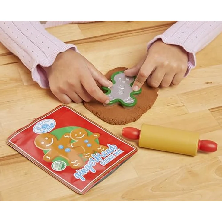 Little Tikes Creative Chefs Gingerbread House Set, Rollenspiel-Backset mit 22 realistischen Utensilien und Make-It Mix für Kinder ab 3 Jahren, nicht essbar – Bild 4