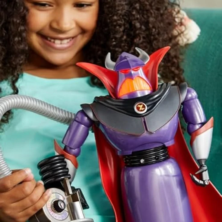 Disney Store Zurg Interaktive sprechende Spielzeug-Geschichte-Actionfigur, verfügt über 14 + englische Sätze, Mund und Augen leuchten beim Sprechen, geeignet für Kinder ab 3 Jahren – Bild 2