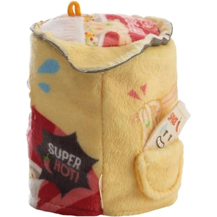 NICI Kuscheltier roter Panda Akai, 8cm Plüsch mit Gewürz & Instantnudel Kostüm, 3-in-1 Sammelfigur – Bild 2